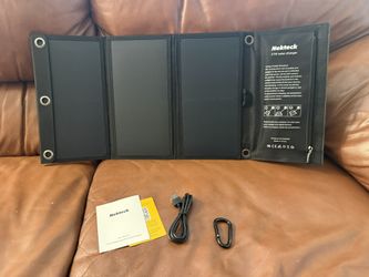 21W Solar Charger with 2 USB Port Nekteck (5V/3A Max)