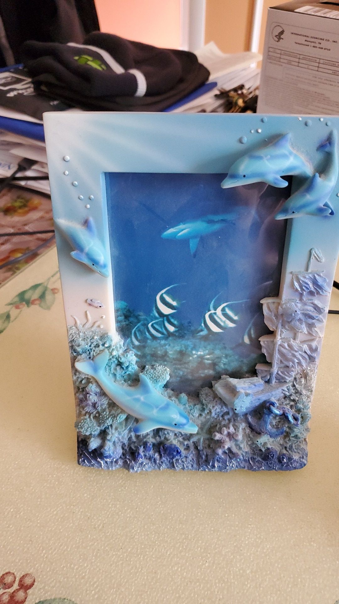 Dolphin Sea Picture Frame NEW