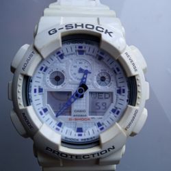 Casio G-Shock GA100A-7A Wrist Watch for Men, Used