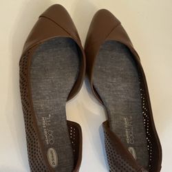 Dr Scholl’s Cool Fit Reena Dorsay Brown Flats