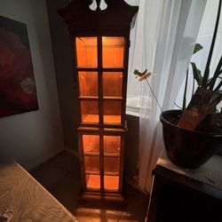 Vintage Shelf With Lights 