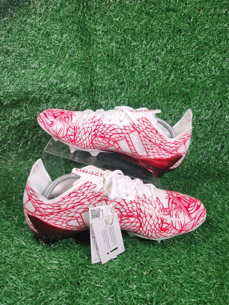 Men Adidas Adizero Electric Red Mamba CNY “Snake Attack” Cleats