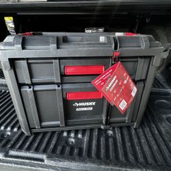 Husky Build-Out 22 in. Modular Tool Storage 2-Drawer Tool Box