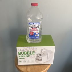 Bubble Machine With Bubbles