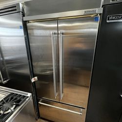 36” KitchenAid French Door Refrigerator- Built In - Stainless Steel 