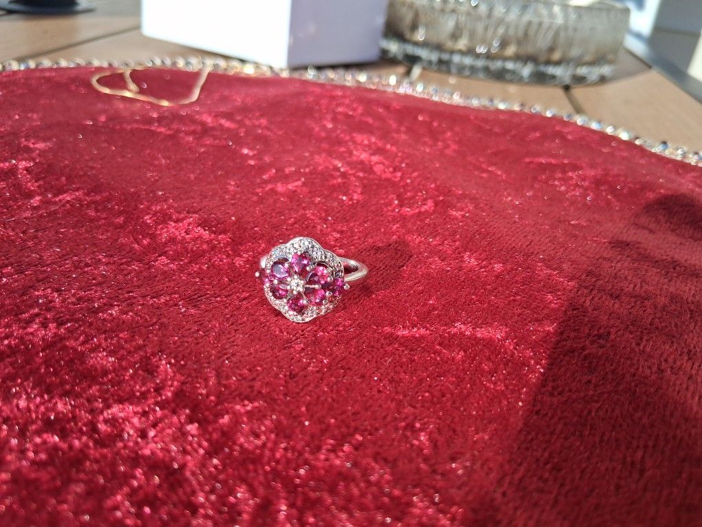 Pink Saphire Ring
