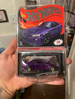 Hot Wheels RLC Nissan Skyline GT-R BNR34 Purple - SEALED 2020