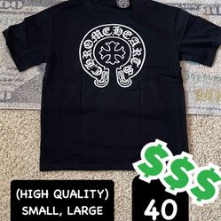 BLACK CHROME HEARTS TEE