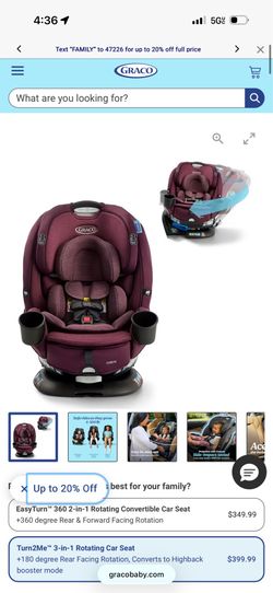 Grace car seat 360