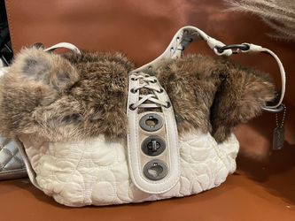 Coach Suede rabbit Hair