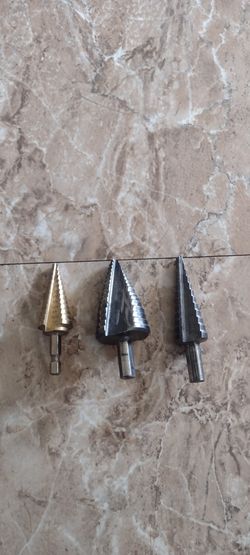 drill bits 3 pcs nuevos y usado