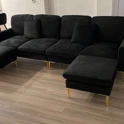Black Sectional 
