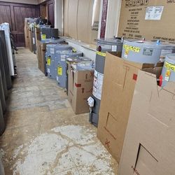 NEW WATER HEATER GAS AND ELECTRIC 1 YEAR WARRANTY GARANTIA POR ESCRITO 