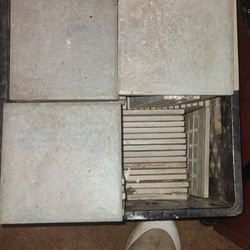 6x6 In Gray Ceramic Tile For Kitchener Wall