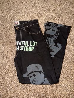 Awful lot of cough syrup x Asaali Jeans Size s