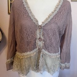 fairy lacey cardigan top