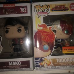 Mako And A Todoroki Funko Oops For $30