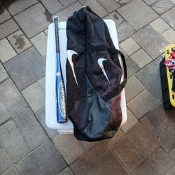 Baseball bag nike baseball bat 