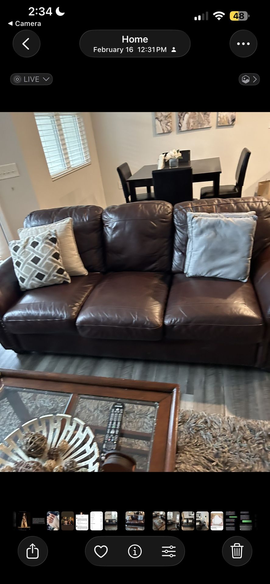 Leather Couch