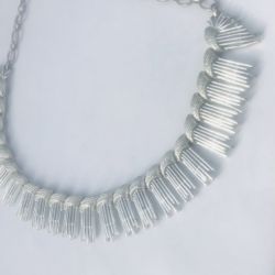 Vintage Sarah Coventry Silver Tone 17 Inch Necklace