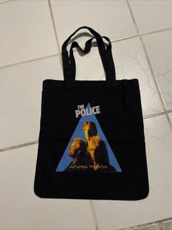 THE POLICE Zenyatta Mondatta 2007 Reunion Tour Tote Bag Black Rock Band