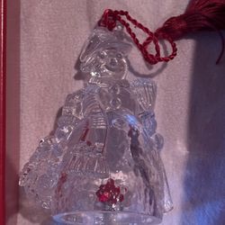 Marquis Waterford Crystal Snowman Ornament