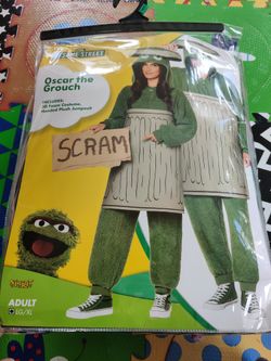 Oscar The Grouch Halloween Costume Sesame Street