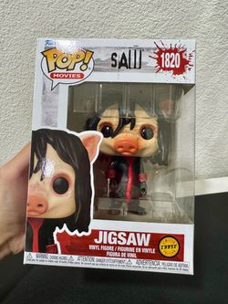 [Rare] SAW - Jigsaw funko pop brand new! Horror figure (Chase Pig Mask version)