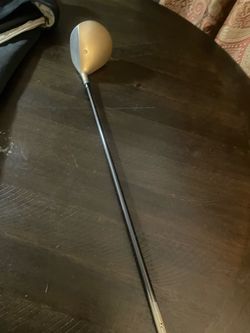 Gold Golf Driver with Graphite Shaft