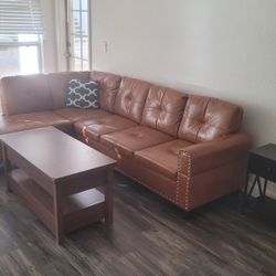 Sectional Sofa w Ottoman