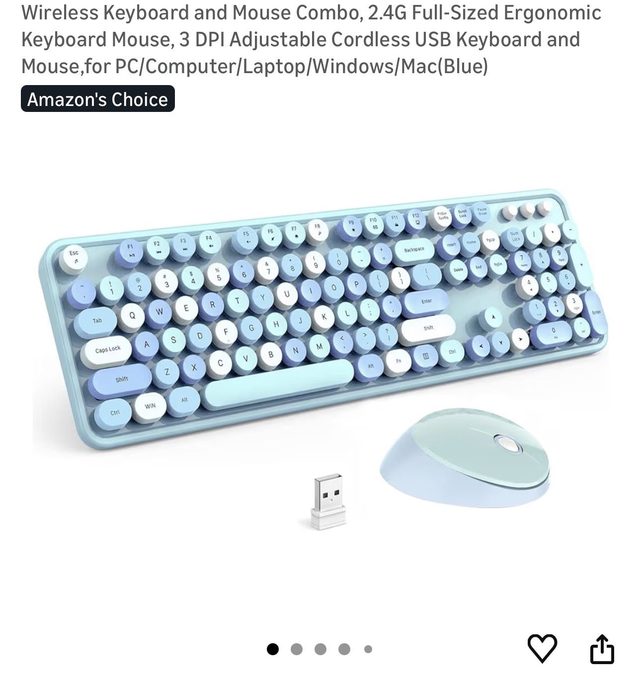 Wireless keyboard And Mouse