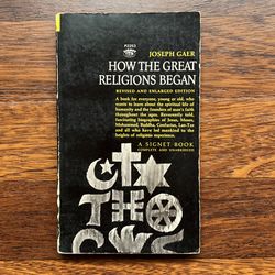 How The Great Religions Began By Joseph Gaer 