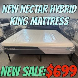 NEW NECTAR HYBRID KING MATTRESS 