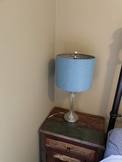 Pier One Glass Lamp Desktop Aquarium Table Marine Glass Shade