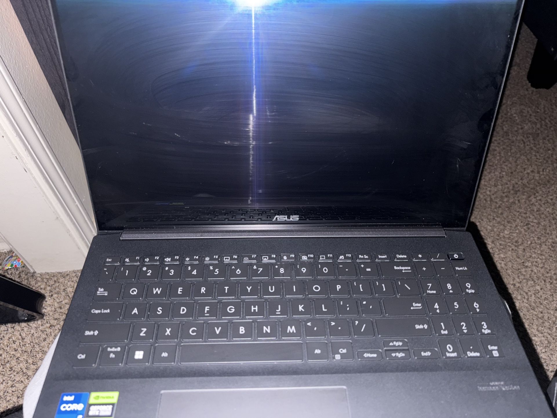  Black ASUS Laptop 13t Gen Intel Core I7 2.40Ghz