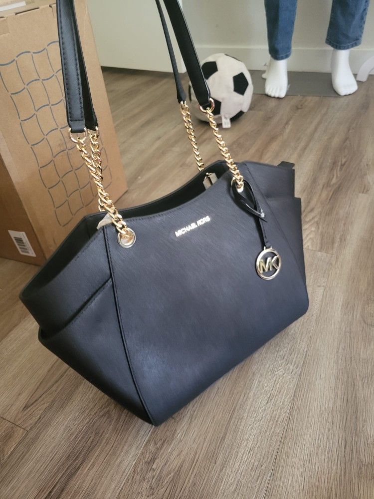 Original MK Jet Set Set Black Tote Bag