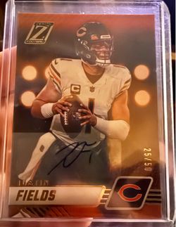 Justin Field auto #25/50