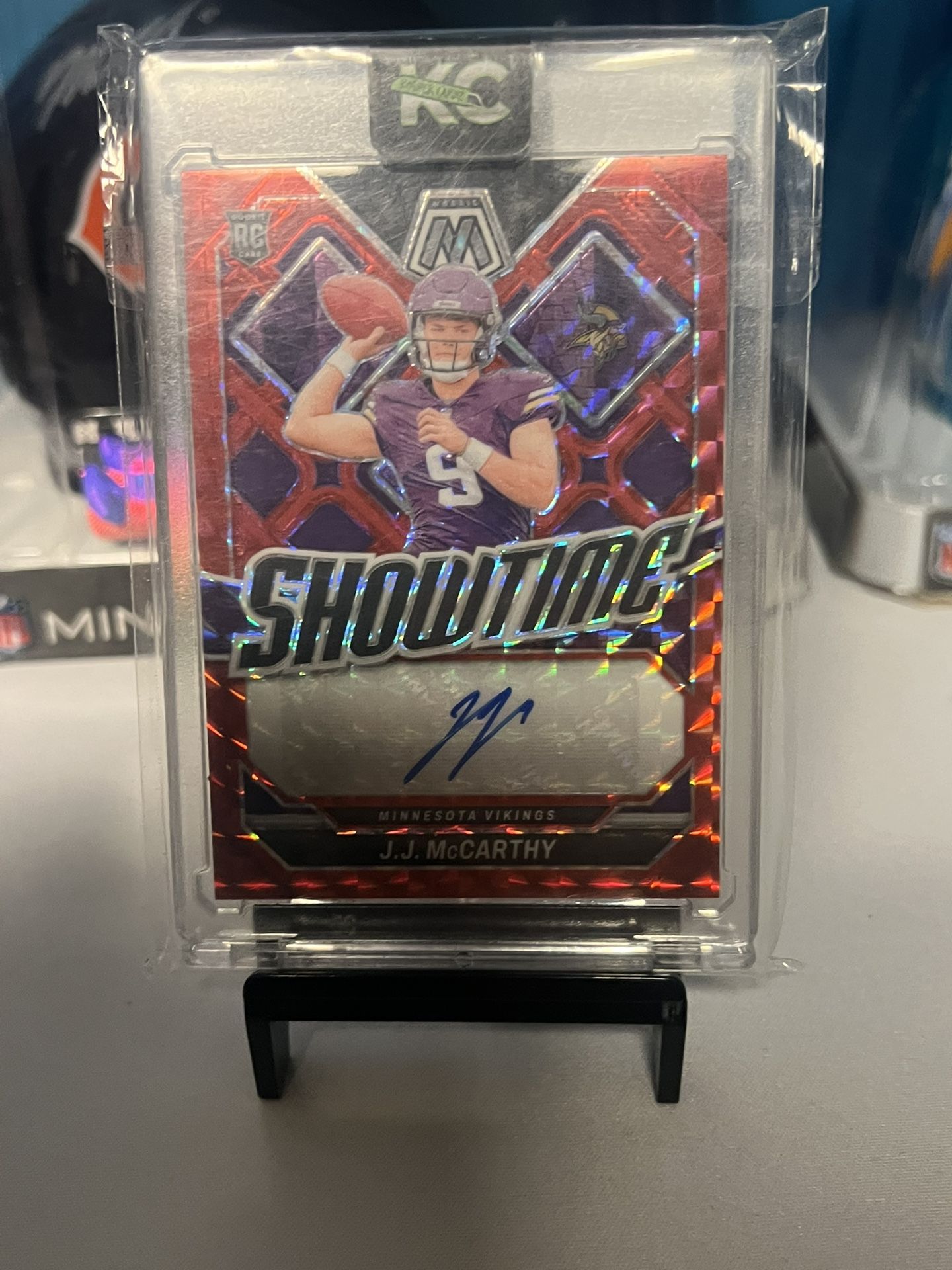 Jj McCarthy Mosaic Showtimes Autograph Card