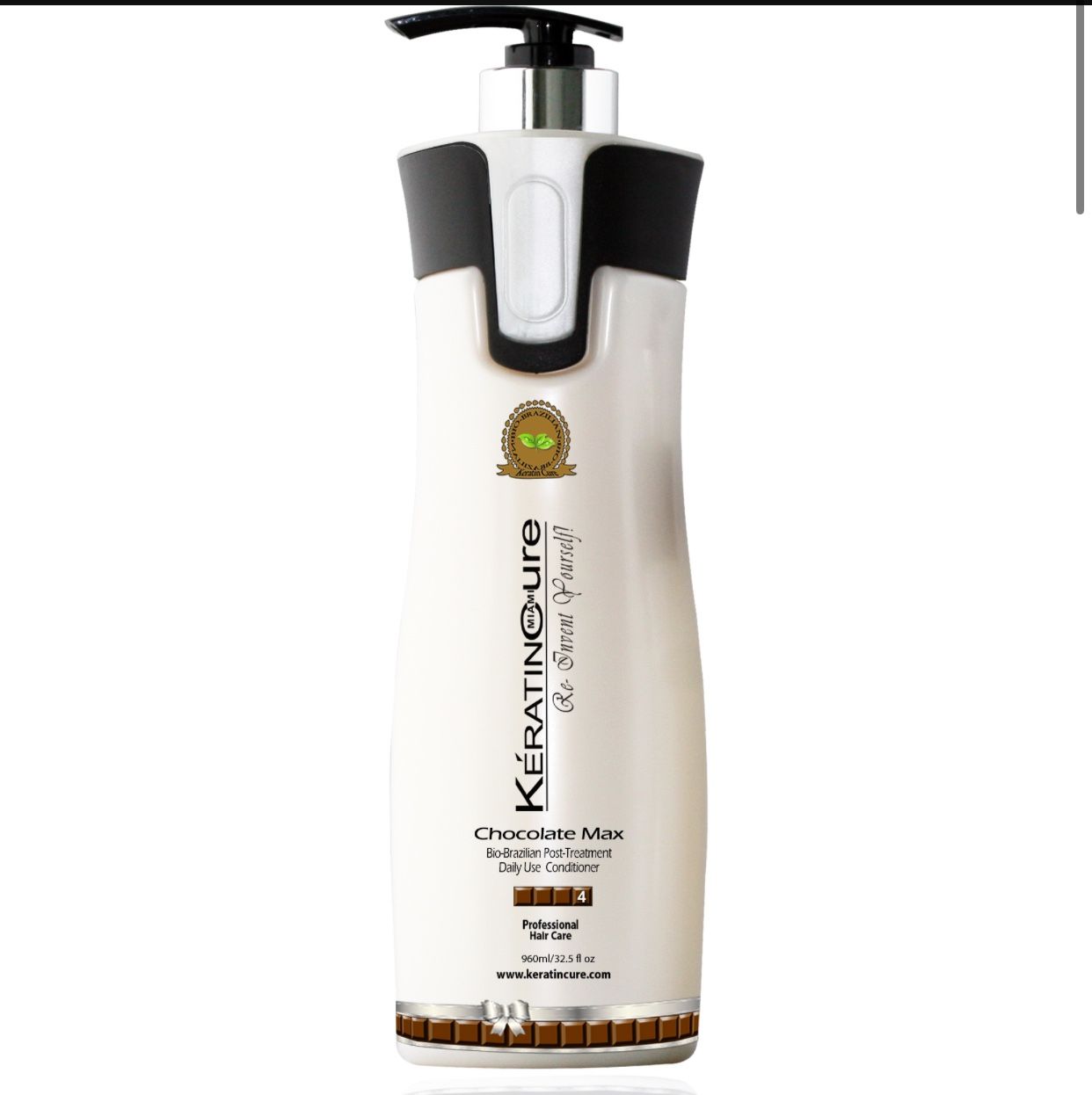 Keratin Cure CHOCOLATE MAX SULFATE FREE DAILY CONDITIONER 960ml