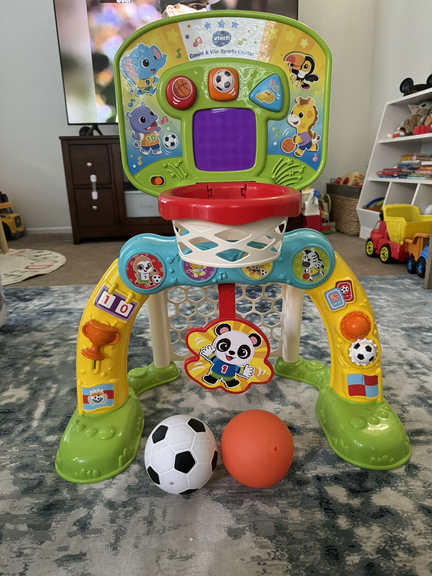 VTech Count & Win Sports Center Toy Sports Equipment with Accessories Included, Baby and Toddler Toy