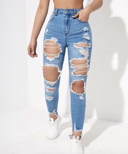 Size 6 Like New Blue Jeans