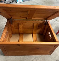 Wooden Toy Chest