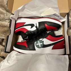 Jordan 1 Low Bred Toe (GS)