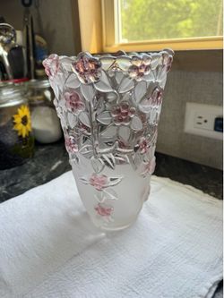 Studio Silversmiths Glass Vase