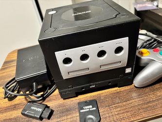 Black GameCube complete