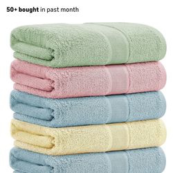 Aibaser 6 pastel ultra absorbent 27x54 towels