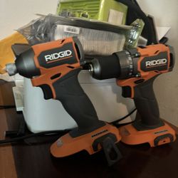 RIDGID R87012 18V SubCompact Brushless Drill Driver…/  RIDGID R872311 SubCompact Impact Driver