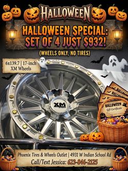 🎃 Spooktacular Savings at Phoenix Tires & Wheels Outlet! 🌕 Don’t let your ride look like a ghost town this Halloween! Upgrade your setup with our X