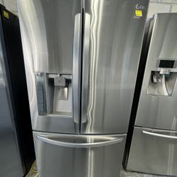 Lg Fridge French Door Stainless Steel 
