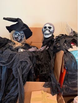 Halloween costume and decor